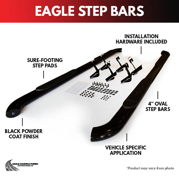 4″ Step Bars – Dodge – Ram 1500/2500/3500/4500/5500